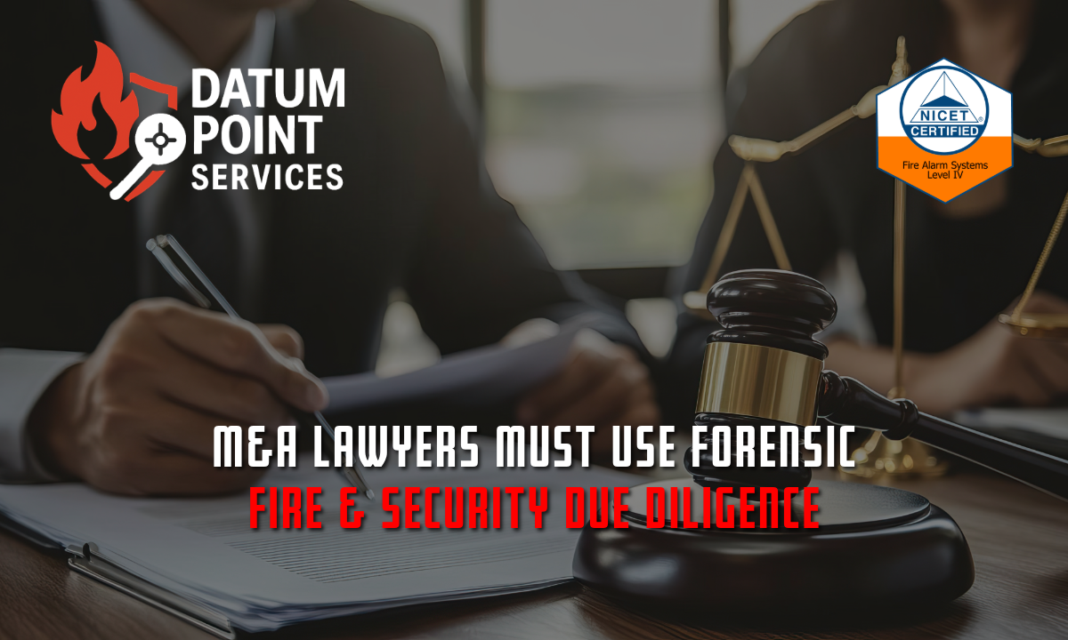 M&A Lawyers Must Use Forensic Fire & Security Due Diligence